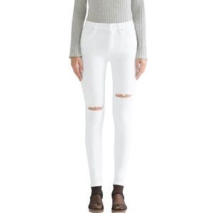 AGOLDE Sophie Crop High Rise Jean In Shoreline Destruct Sz 29 NWT